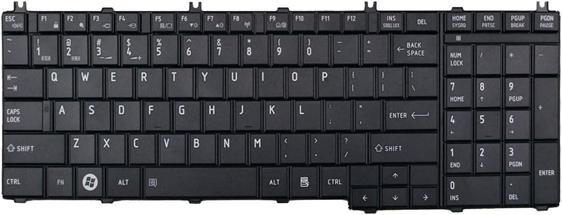 Тастатура за Лаптоп TOSHIBA Satellite C650 C655 C650D C655D L650 L655 L670 L675 C660 L775D T350 B350