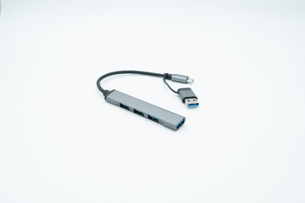 4-Port USB 3.0 / Type-C Multiport Hub (Aluminum Alloy)
