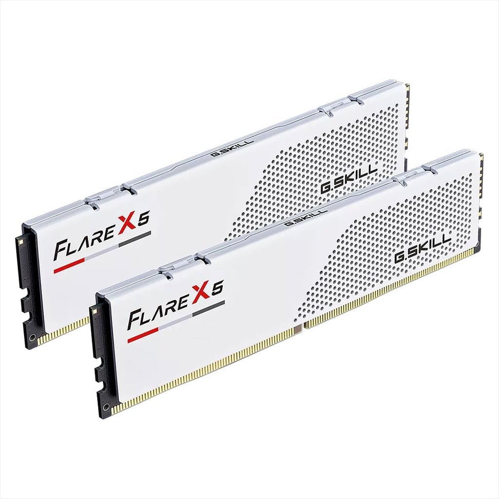 RAM DDR5 32GB(2x16GB) 6400MHz CL32 G.SKILL Flare X5 AMD EXPO matte white F5-6400J3240G16GX2-FX5W