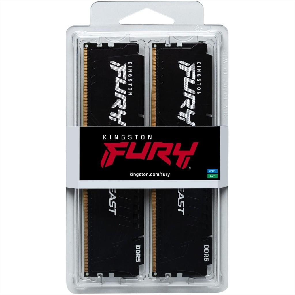 RAM DDR5 32GB(2x16GB) 5600MHz CL36 Kingston Fury Beast EXPO black KF556C36BBEK2-32