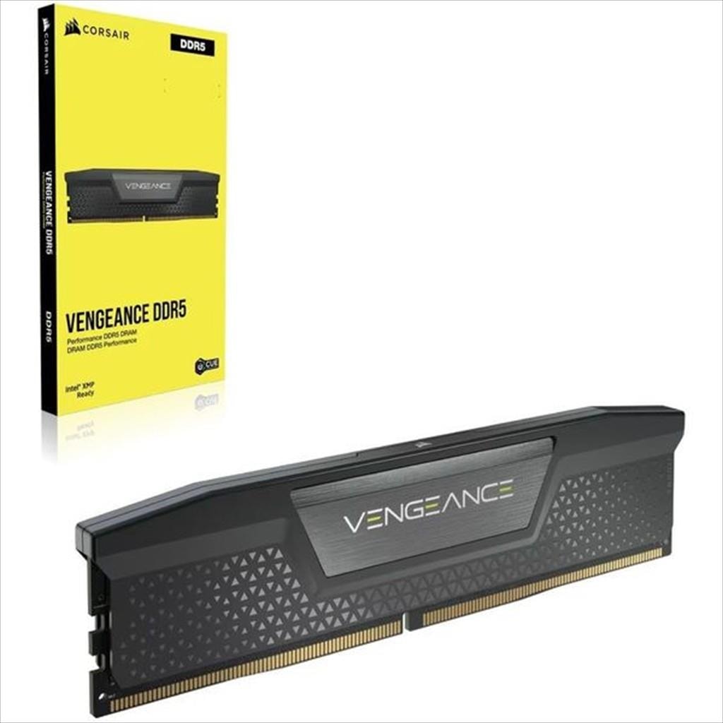 RAM DDR5 8GB (1x8GB) 5200MHz CL40 CORSAIR Vengeance Black, XMP&EXPO OC, CMK5X8G1A52Z40B2