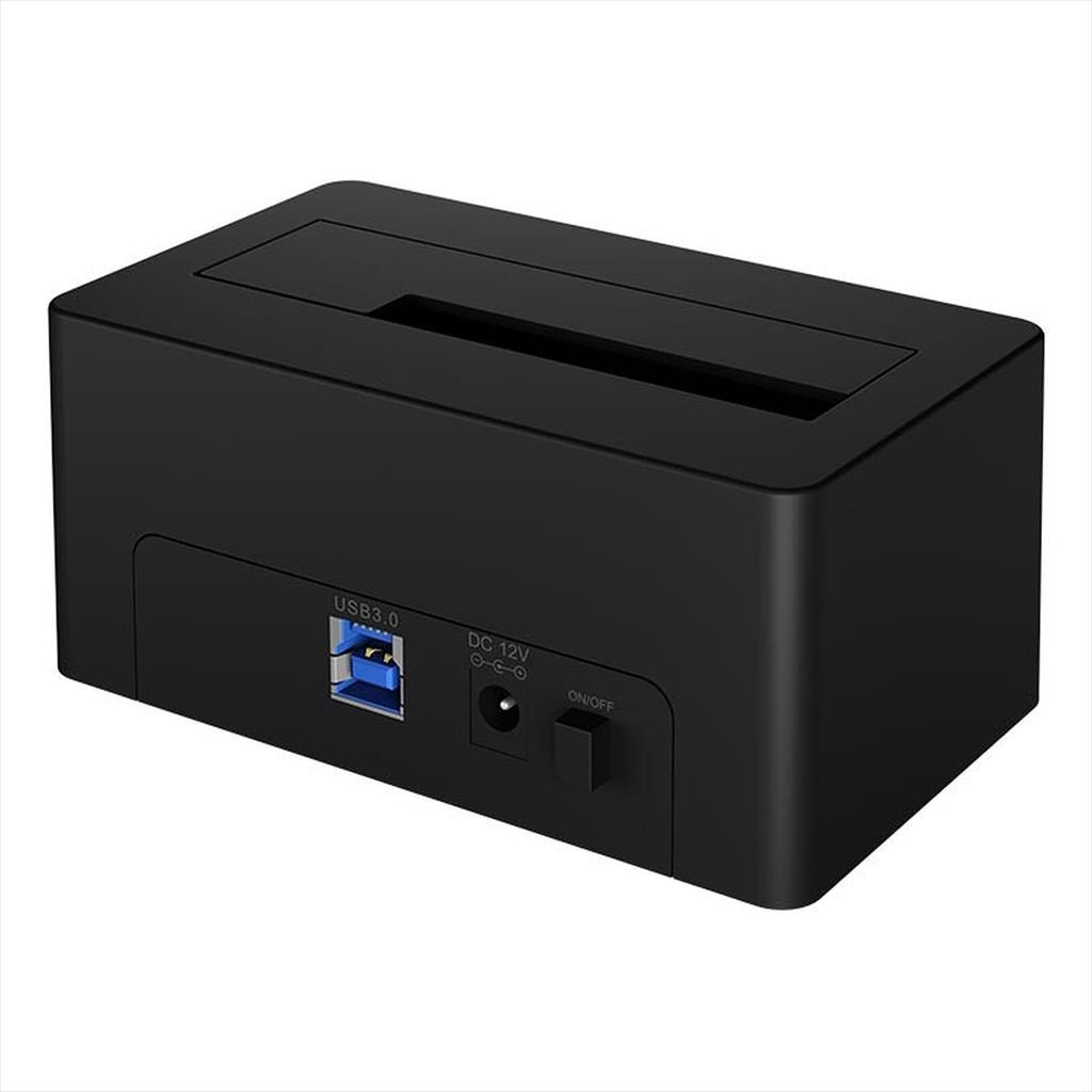 HDD/SSD 2,5"/3,5" DOCKING STATION ICY BOX, USB 3.2, Black, IB-1121-U3