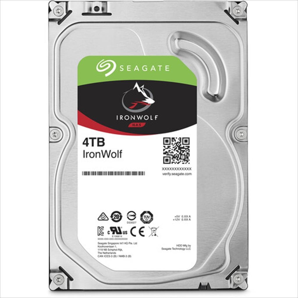 HDD 3,5" 4TB SEAGATE IronWolf 5400rpm 256MB ST4000VN006