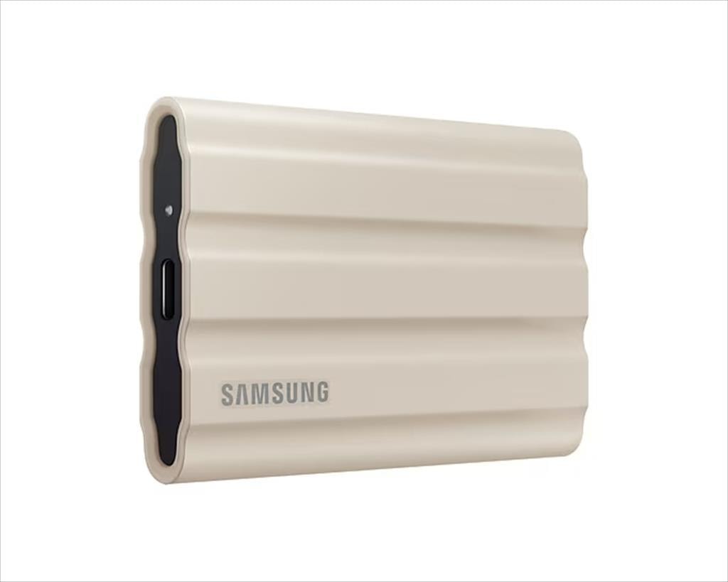 EXTERNAL SSD SAMSUNG T7 Shield 1TB USB 3.2 Gen2 Beige, MU-PE1T0K/EU