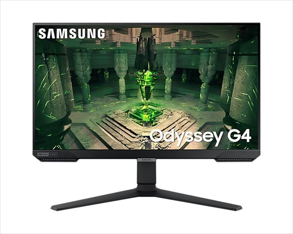 MONITOR 25" SAMSUNG ODYSSEY G4 S25BG400EU, 240Hz, 1920x1080 IPS, DP, 2xHDMI, 16:9, G-Sync Compatible, Black