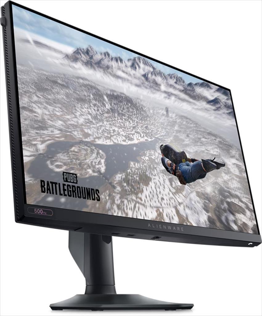 MONITOR 25" DELL Alienware AW2524HF, 1920 x 1080 at 500 Hz,IPS,AMD FreeSync Premium,VESA Adaptive-Sync,1ms,1xHDMI 2.1, 2xDP 1.4,4xUSB 3.2 Gen1,Black