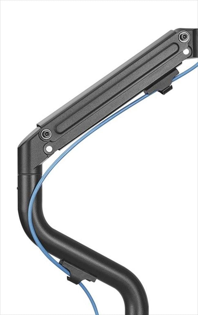 MONITOR STAND GEMBIRD, 2 MONITOR, 17"-32", VESA 100/75mm, Vertical, Tilt, 2x8kg, MA-DA2-02
