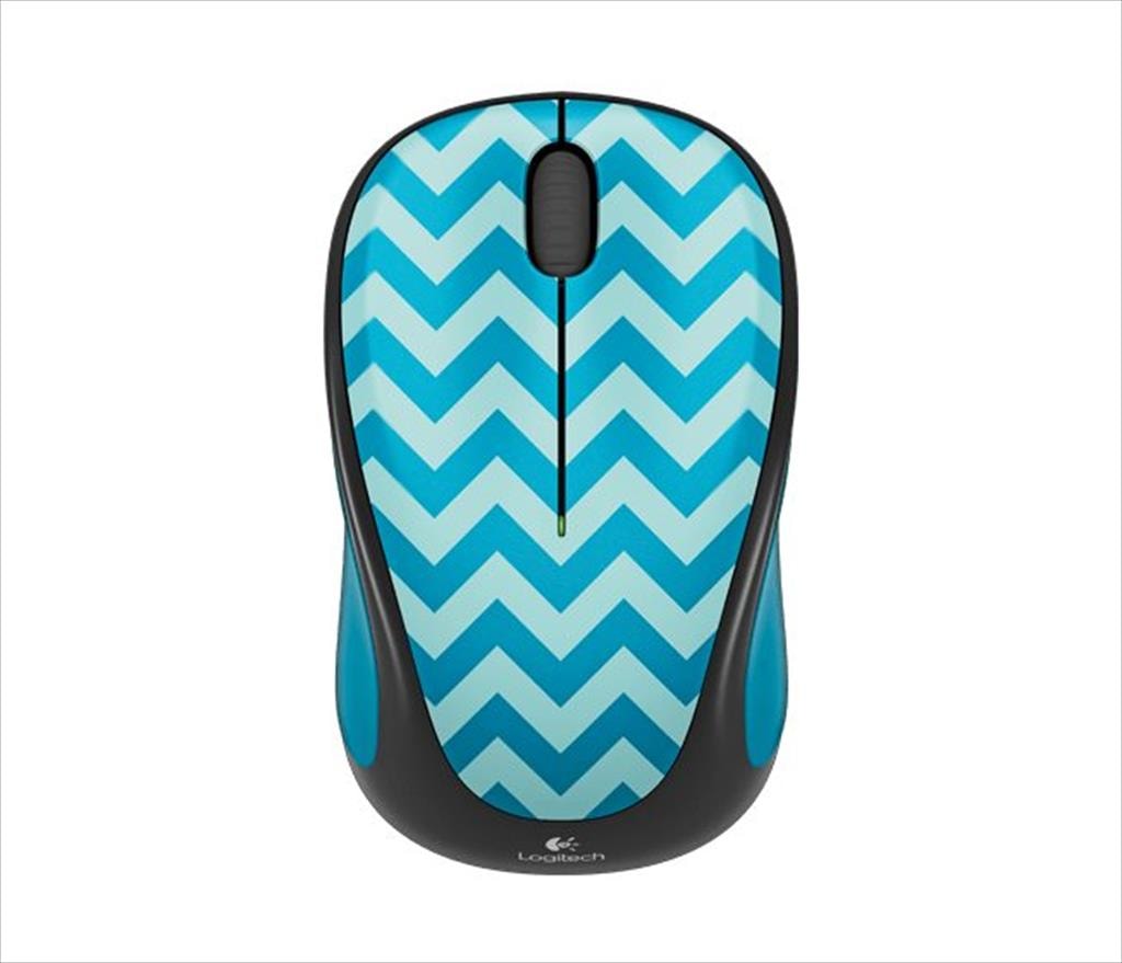 MOUSE WIRELESS USB LOGITECH M238 Play Collection - TEAL CHEVRON, Unify ready, 910-004520