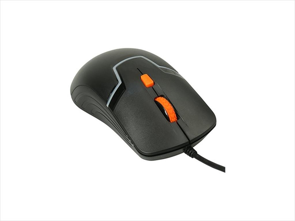 MOUSE WIRED AULA , Rigel Gaming Mouse, USB, 7 colors, 1600DPI, Black