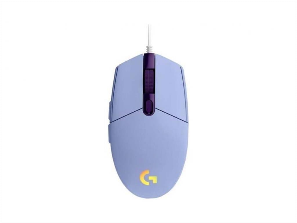 MOUSE WIRED USB LOGITECH G102 LIGHTSYNC RGB, LILAC 910-005854
