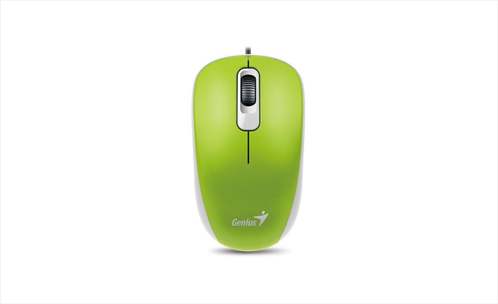 MOUSE WIRED USB GENIUS DX-110 Green