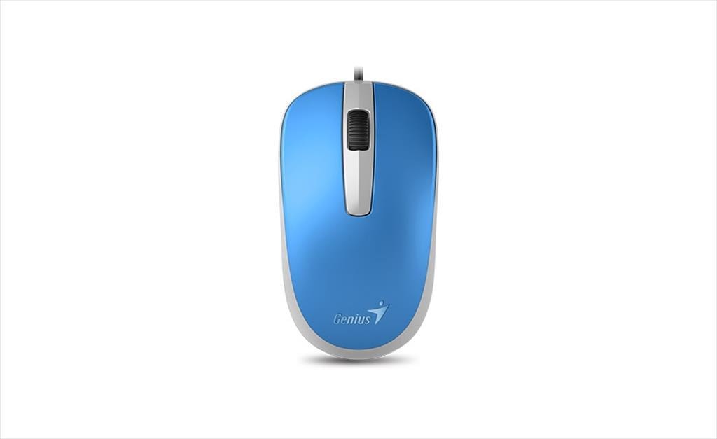 MOUSE WIRED USB GENIUS DX-120 Blue