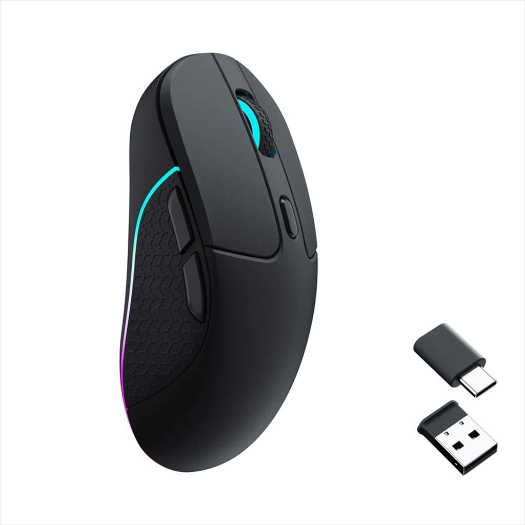 MOUSE WIRELESS USB KEYCHRON M3 4000Hz, Matte Black, w/bluetooth, 26000 DPI, M3-A4