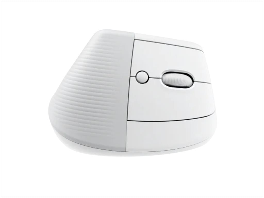 MOUSE WIRELESS LOGITECH LIFT VERTICAL ERGONOMIC OPTICAL FOR MAC w/ Bluetooth Logi Bolt, Off-White, 910-006477
