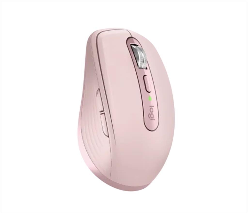 MOUSE WIRELESS USB LOGITECH MX Anywhere 3S w/Bluetooth Multi-device rose, Bolt ready, 910-006931