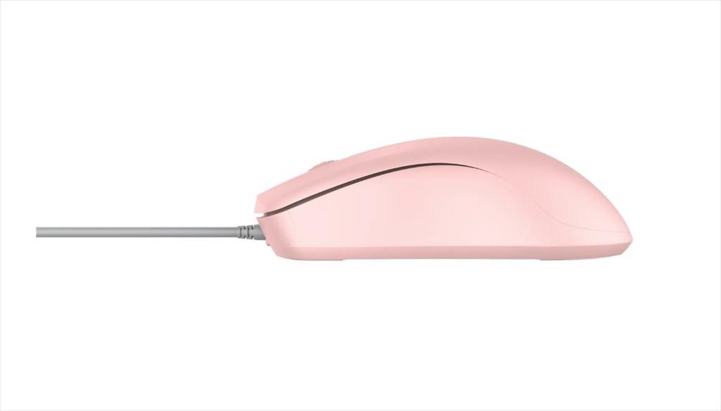 MOUSE WIRED USB ALCATROZ ASIC 3, 1600DPI, Pink