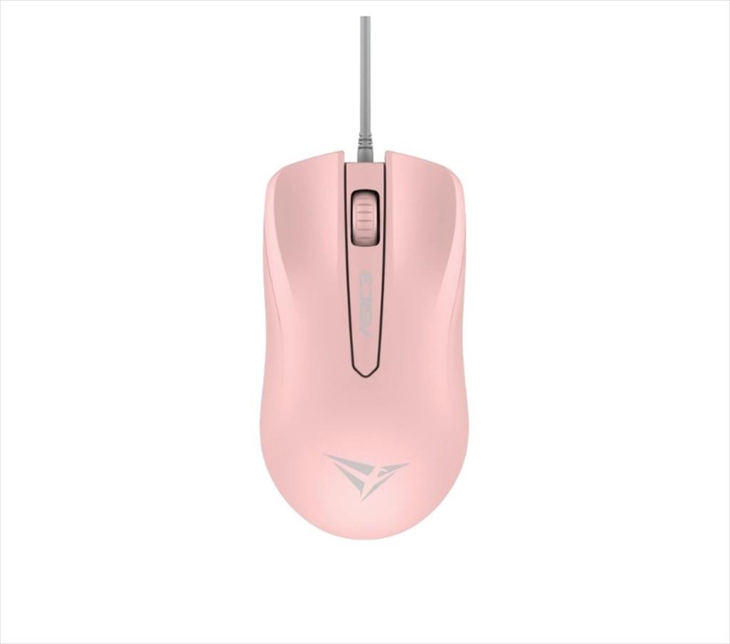 MOUSE WIRED USB ALCATROZ ASIC 3, 1600DPI, Pink