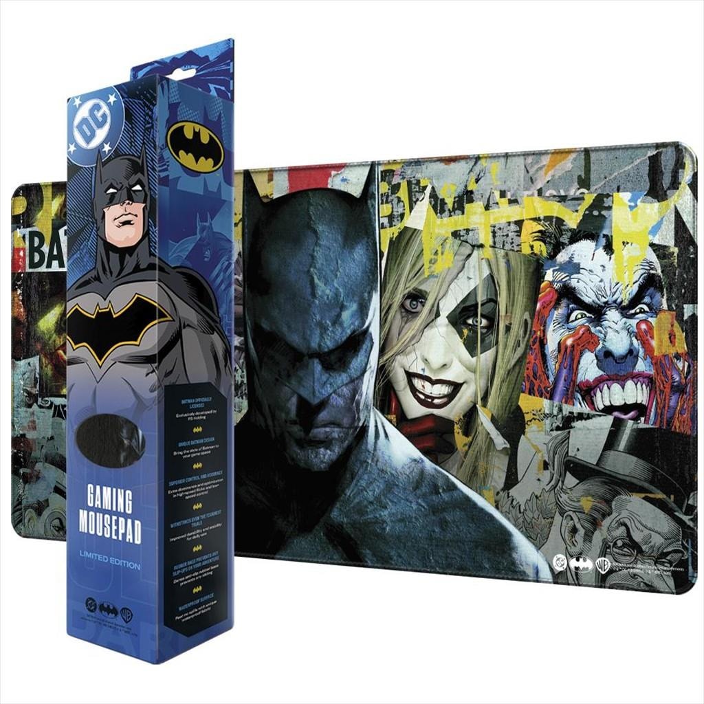 MOUSEPAD FS-HOLDING DC Batman: Torn Collage – Batman and Villains XL (900 x 420 x 4 mm)