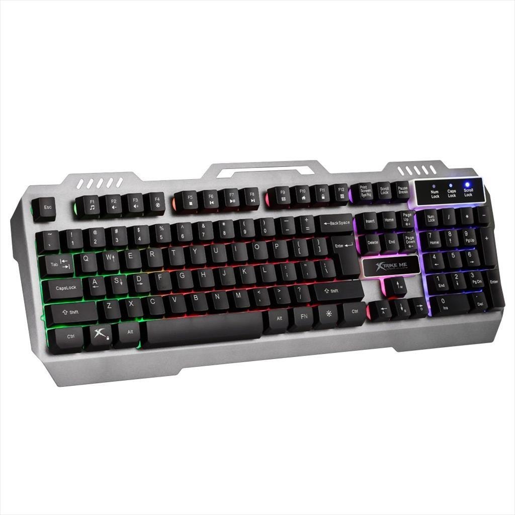 KEYBOARD WIRED USB XTRIKE ME KB505, 5 color rainbow backlight