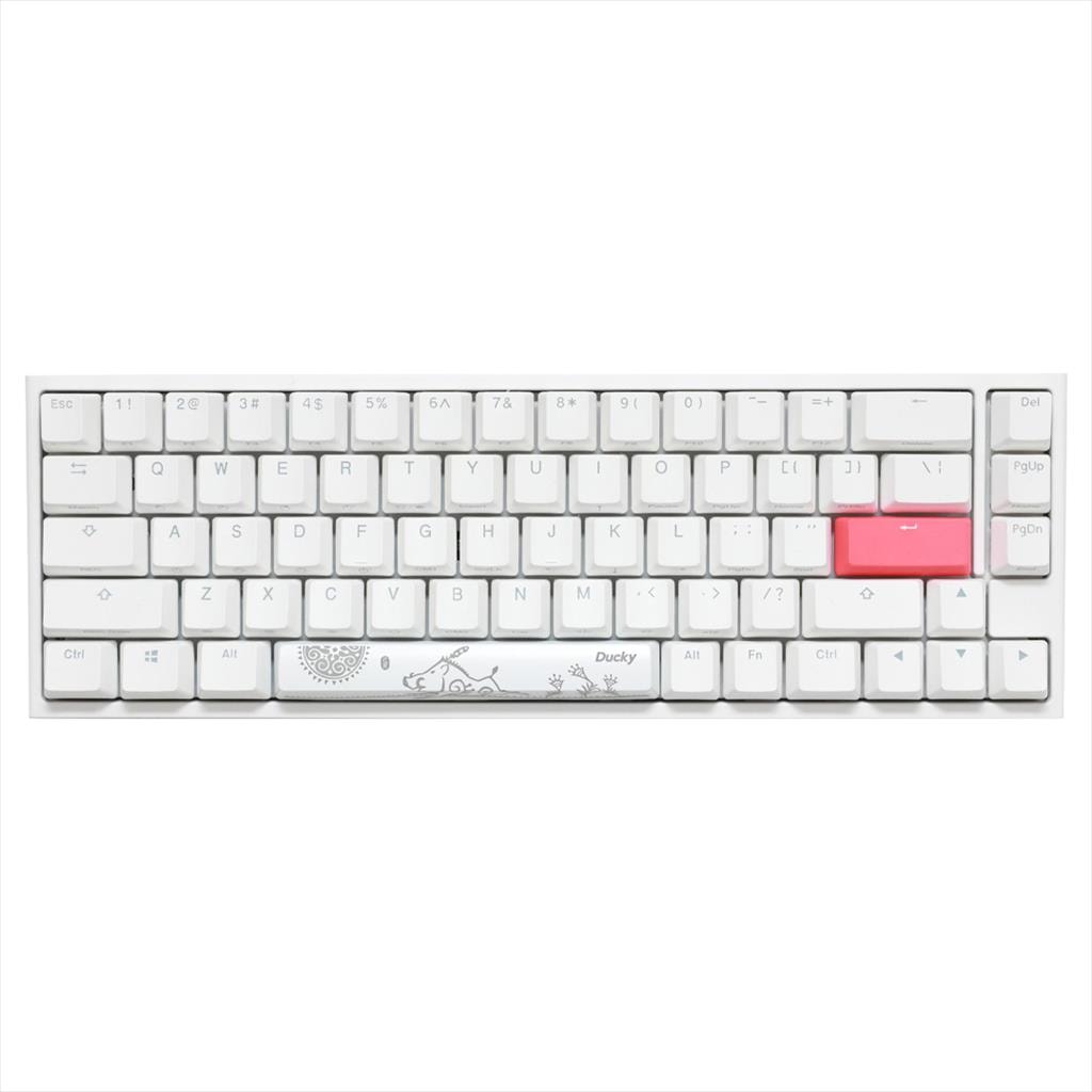 KEYBOARD MECHANICAL DUCKY ONE 2 SF RGB 65% PBT Double-shot keycaps Kailh BOX Brown, Pure White DKON1967ST-KUSPDWWTK