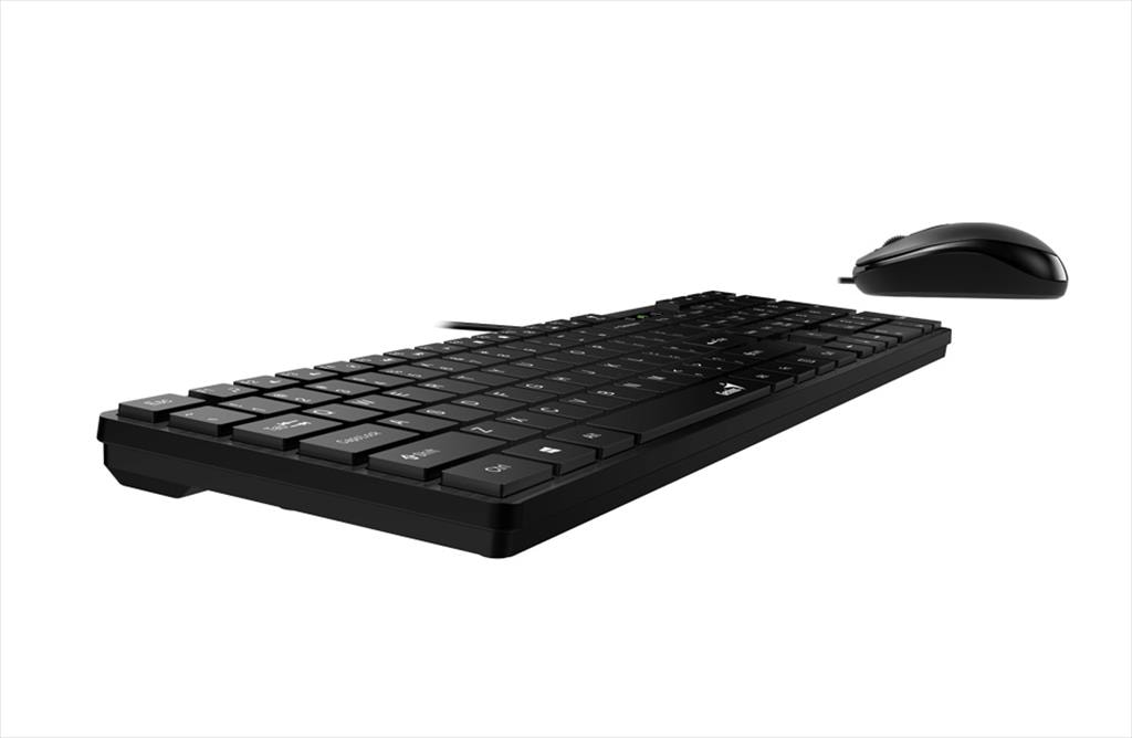 COMBO KEYBOARD AND MOUSE WIRED GENIUS SlimStar C126 Black