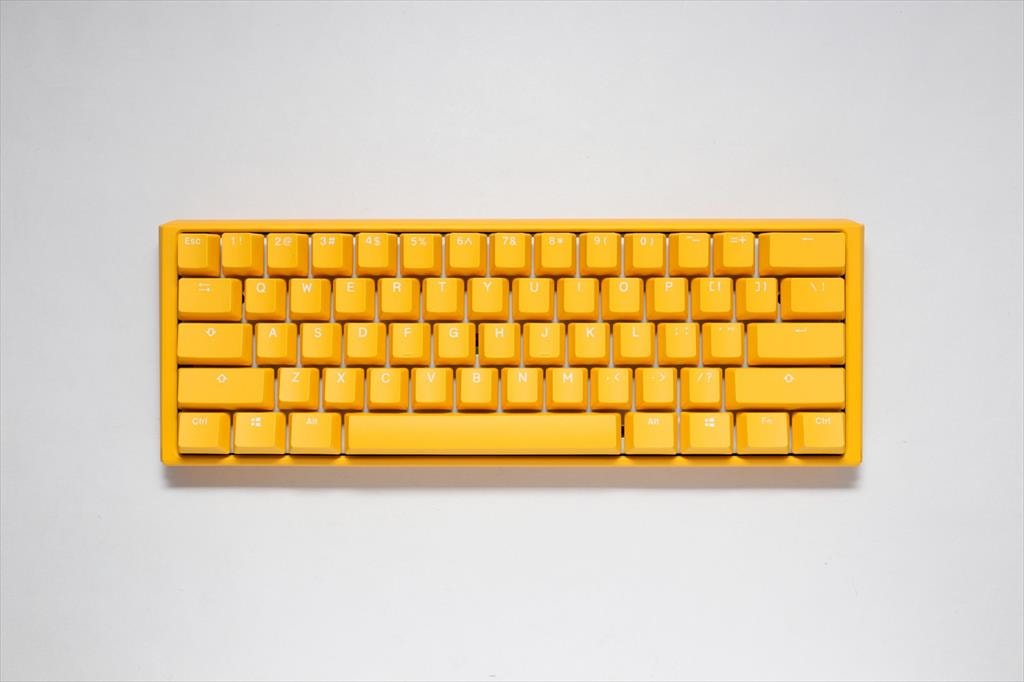 KEYBOARD MECHANICAL DUCKY ONE 3 MINI RGB 60% PBT Double-shot keycaps HOT-SWAPPABLE Cherry MX Blue, Yellow, DKON2161ST-CUSPDYDYYYC1