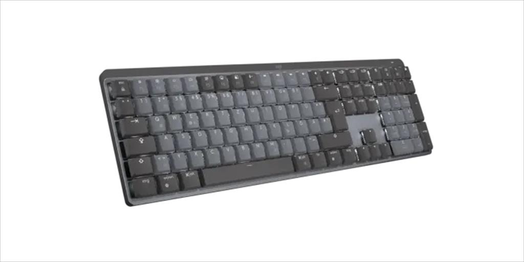 KEYBOARD WIRELESS LOGITECH MX MECHANICAL TACTILE QUIET switch Graphite Logi Bolt, w/Bluetooth, 920-010757