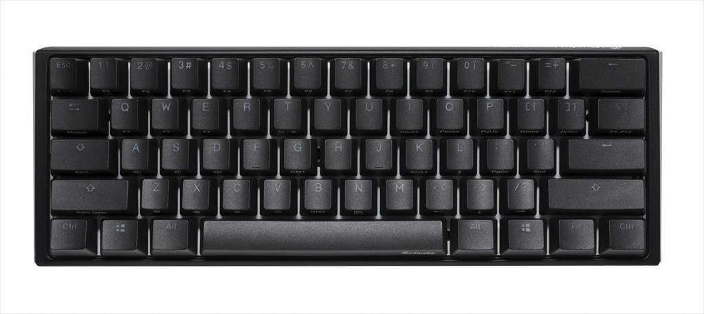 KEYBOARD MECHANICAL DUCKY ONE 3 MINI RGB 60% PBT Double-shot keycaps HOT-SWAPPABLE Cherry MX Red, Black, DKON2161ST-RUSPDCLAWSC1