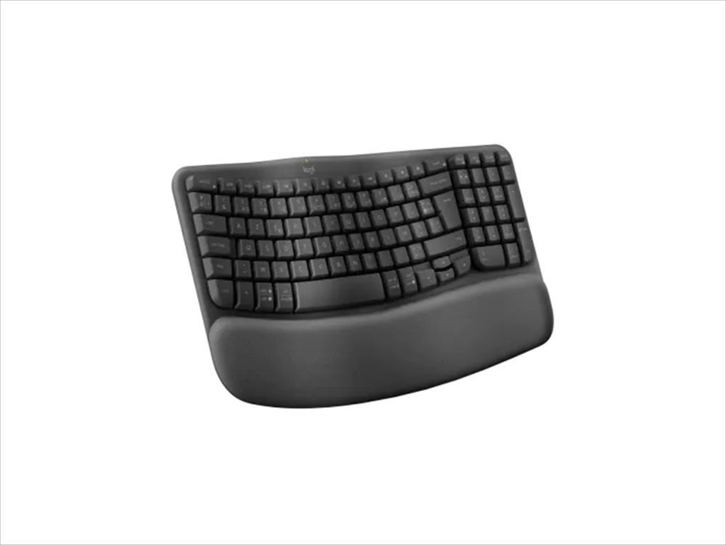 KEYBOARD WIRELESS LOGITECH WAVE KEYS Graphite Bolt, w/Bluetooth, w/PalmRest 920-012304