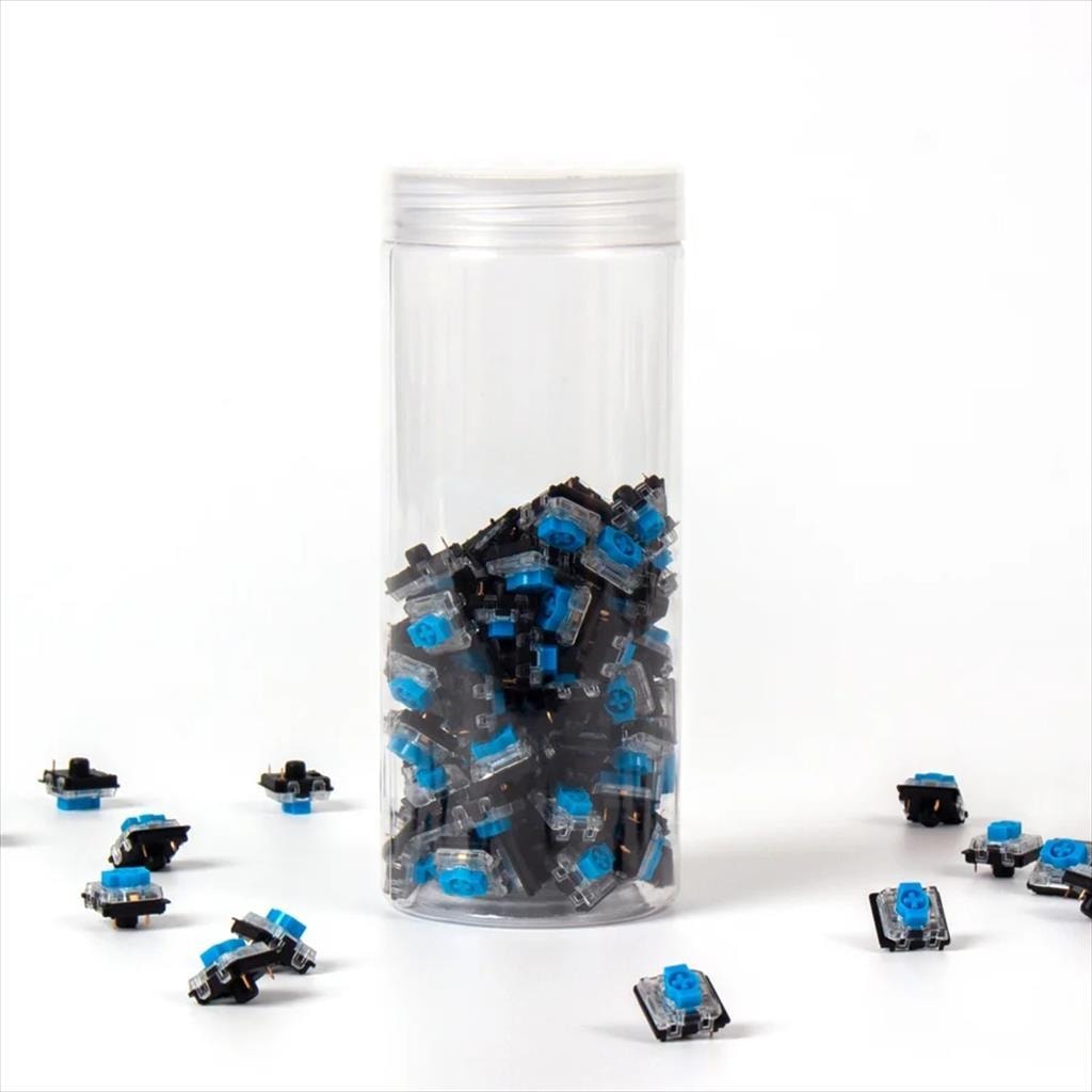 KEYBOARD SWITCH SET MECHANICAL LOW PROFILE 2.0 KEYCHRON Gateron G51 BLUE (x110 pieces) (for K1/K1SE/K3/K5/K5 SE/K7/K1;K3;K5;K7;K9;K11;K13 PRO/S1)