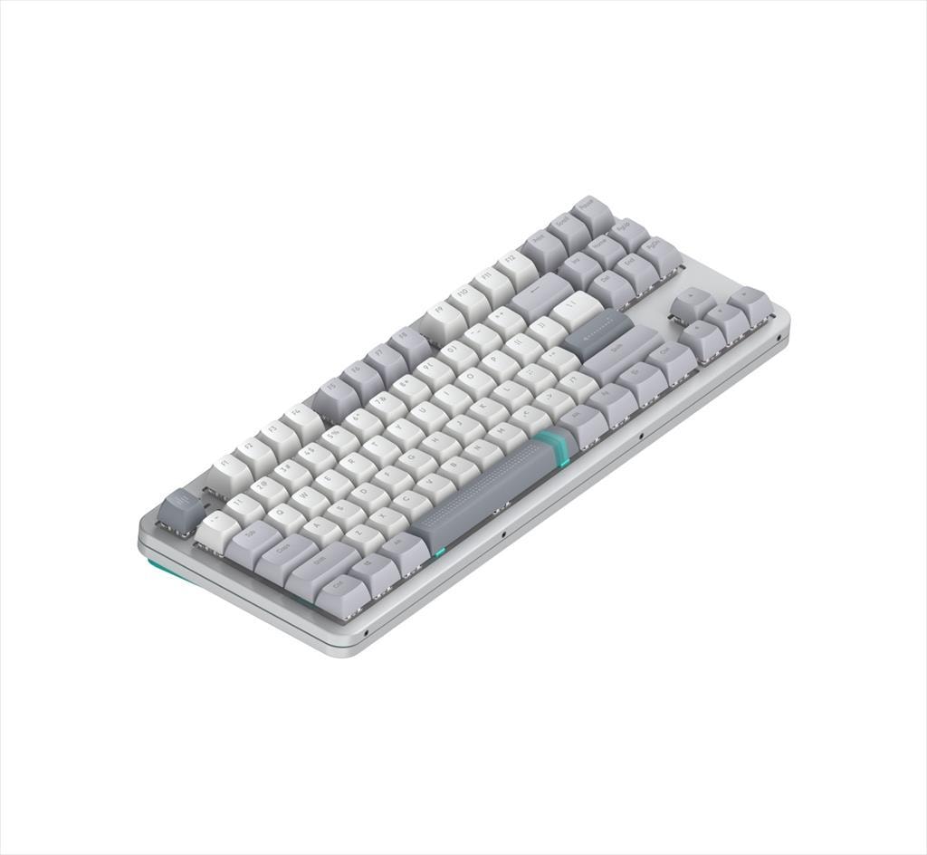 KEYBOARD MECHANICAL DARK PROJECT ALU87A DAYLIGHT TKL HS RGB linear mechanical switches G3ms Zircon, +4 switch +Keycap Language Set ANSI layout