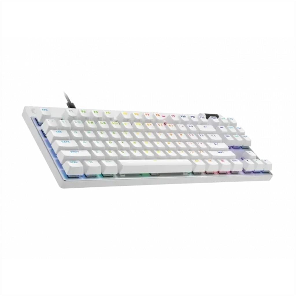 KEYBOARD MECHANICAL LOGITECH G PRO X RAPID White, TKL, LIGHTSYNC RGB, TACTILE MAGNETIC, 920-013242