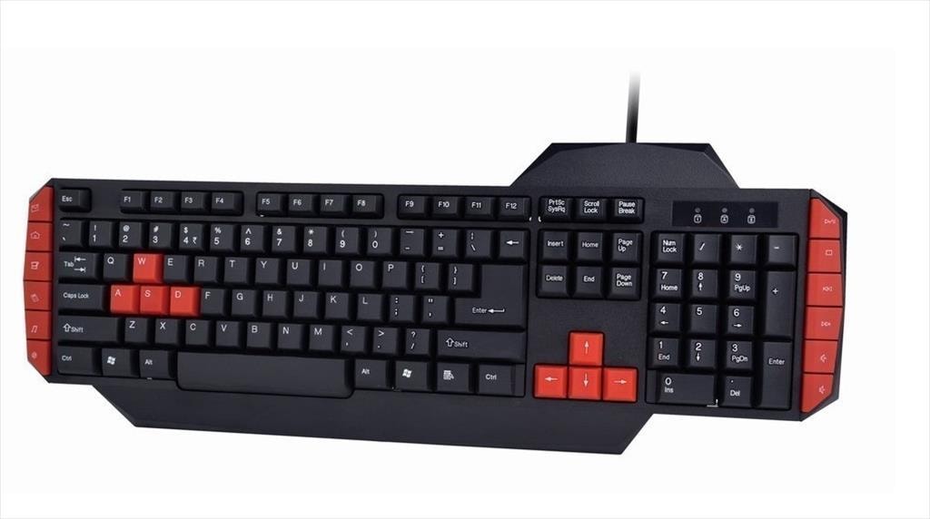 GAMING set GEMBIRD 4in1 Keyboard+Mouse+Headphones+Mousepad, GGS-UMG4-02