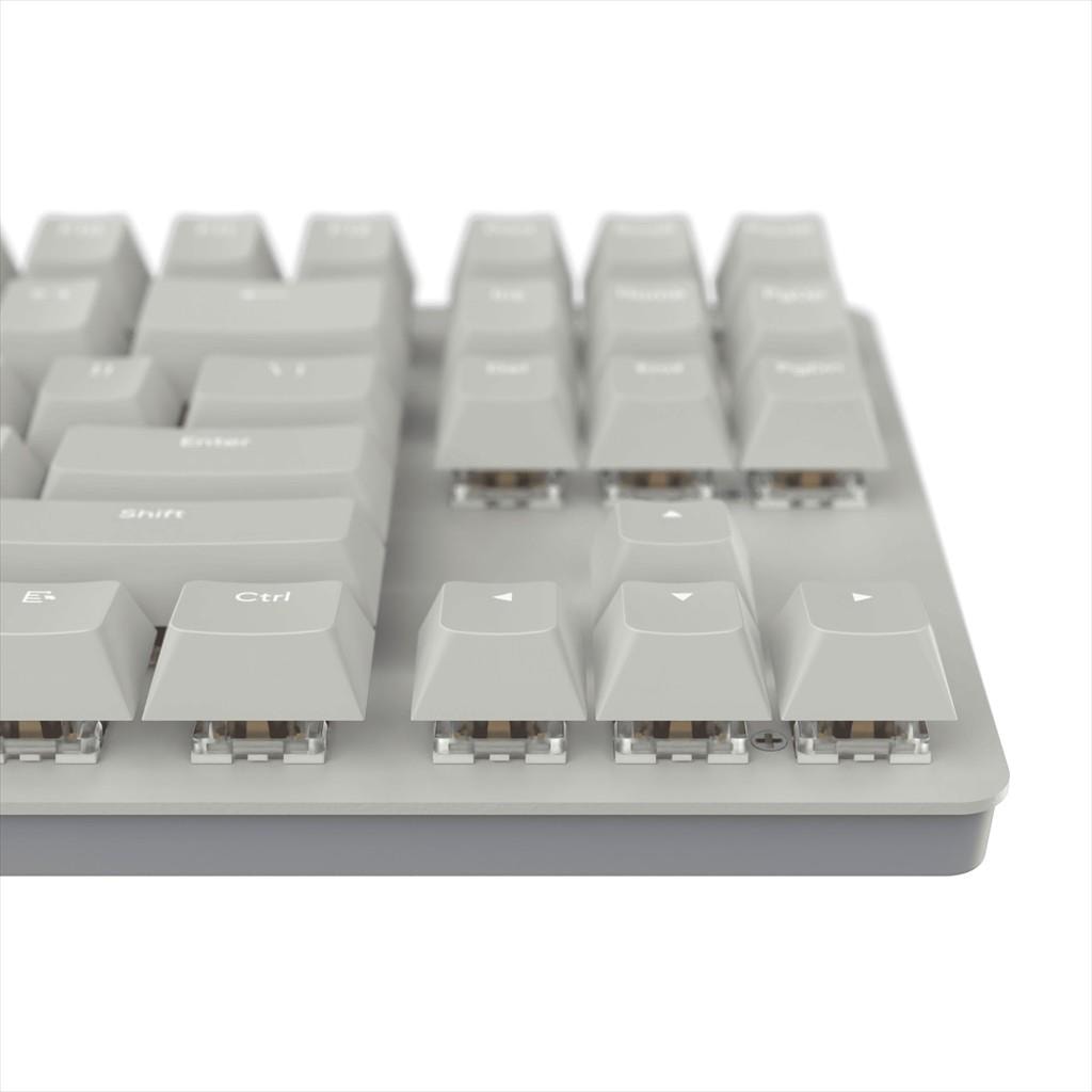 KEYBOARD MECHANICAL NUBI NK87 TKL, G3ms Sapphire V2 Hot-swappable, USB-C, White, NK87-WH-ANSI