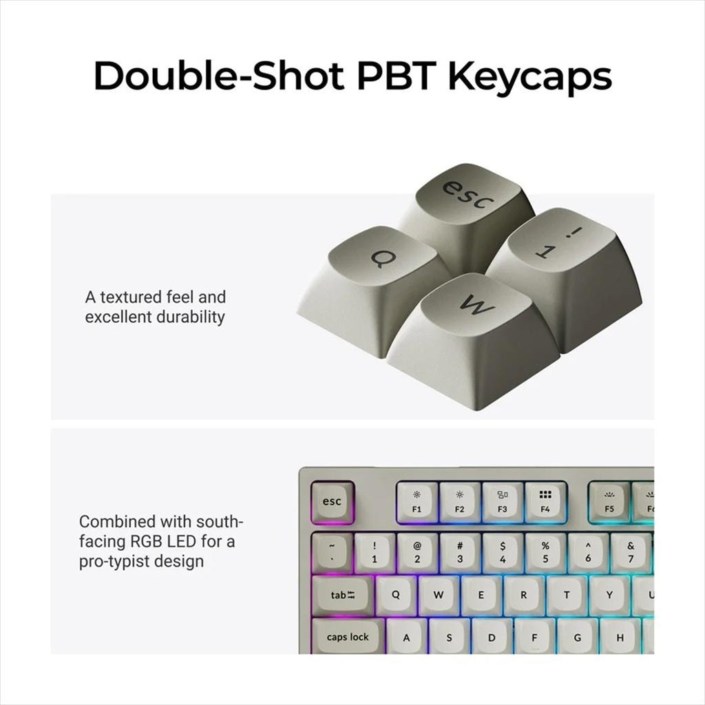 KEYBOARD MECHANICAL KEYCHRON C2 Pro 8K QMK RGB, Full Size, Super Red switch, C2PX-M1