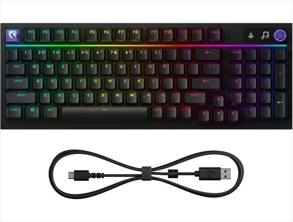 KEYBOARD MECHANICAL LOGITECH G316 X 98  BLACK TACTILE RGB LED 920-014195