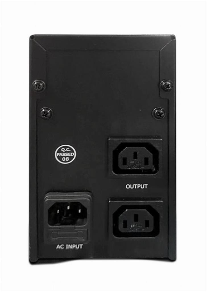 UPS 650VA/390W GEMBIRD, w/ AVR, 2x C14 plugs, UPS-PC-652A