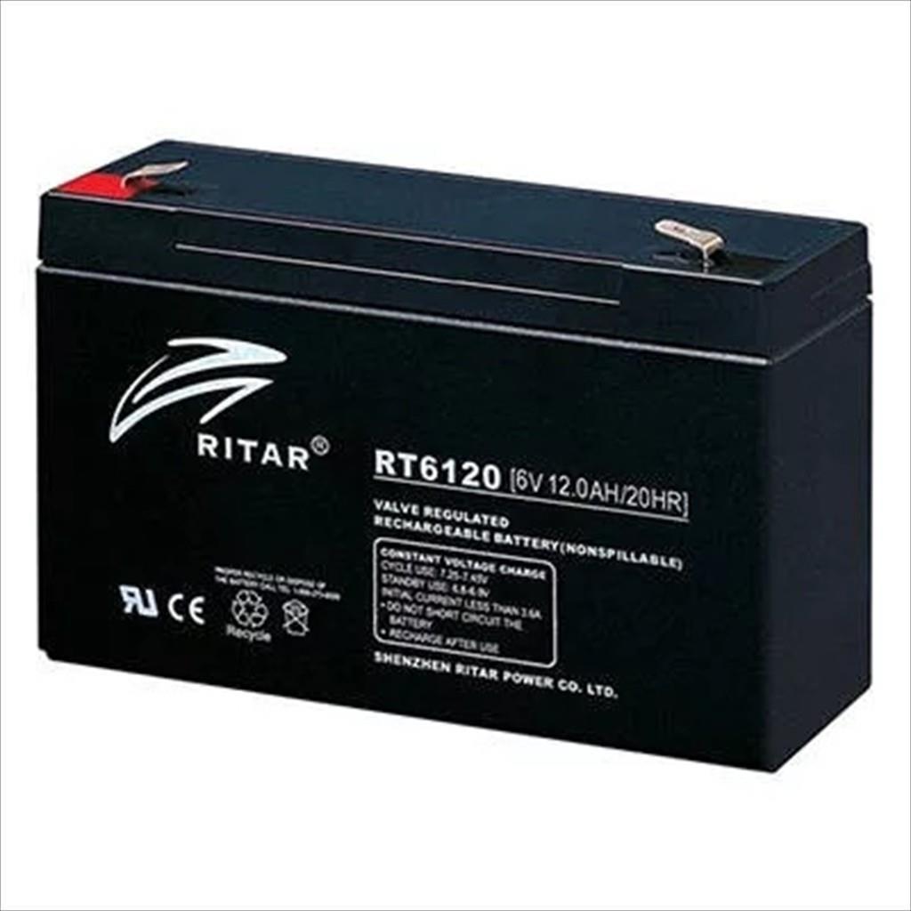UPS BATTERY RITAR 6V 12Ah, RT6120