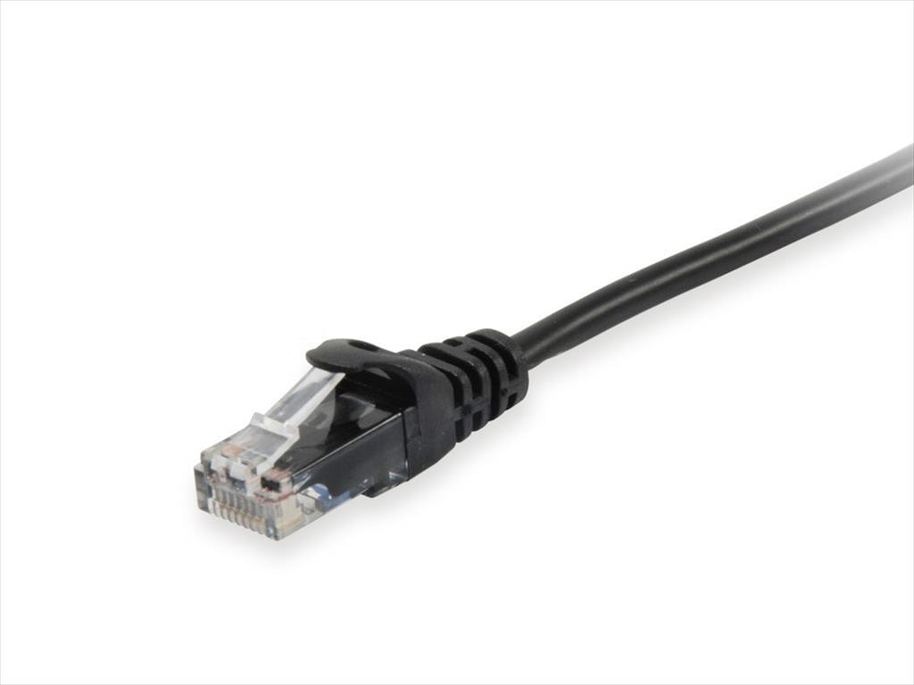 CABLES NET PATCH UTP CAT6 0.5m BLACK EQUIP