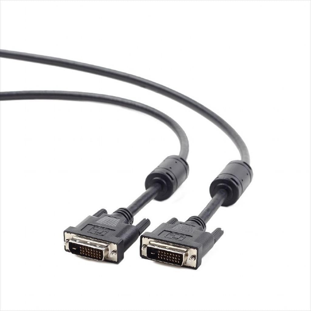 CABLES MONITOR DVI-D Dual Link M-M 1.8m CABLEXPERT, CC-DVI2-BK-6