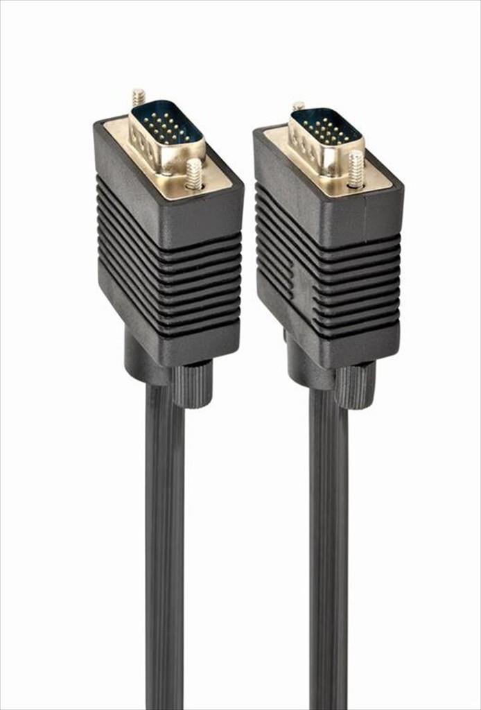 CABLES MONITOR VGA M-M 5m PREMIUM Dual Shielded w/ Ferrite Core CABLEXPERT, CC-PPVGA-5M-B