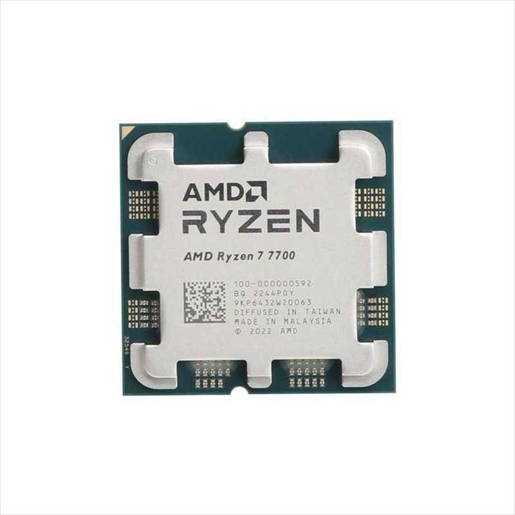 CPU AMD RYZEN 7 7700, 8 Core, 5,3GHz 40MB s.AM5 w/Radeon Graphics, TRAY, 100-000000592