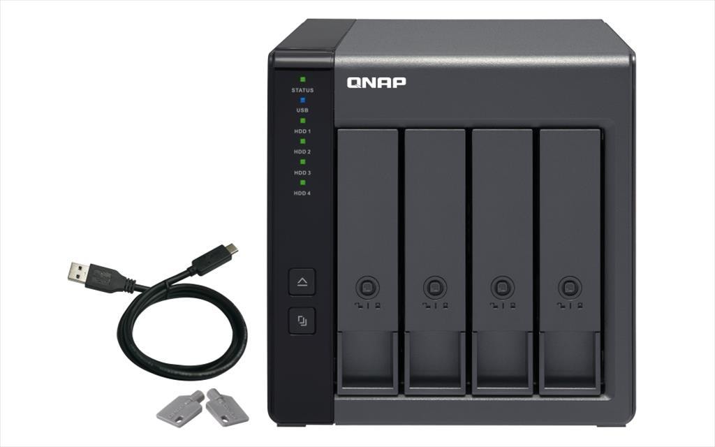 NET NAS SERVER QNAP TR-004, 4 HDD BAY, USB Type-C 3.2 Gen 1