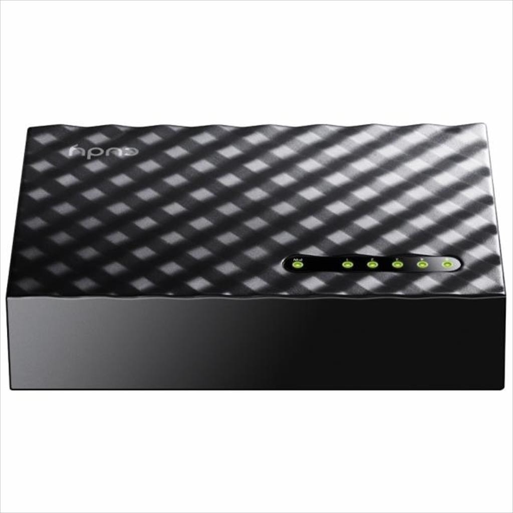 NET Switch CUDY 5-port Gigabit GS105D, plastic