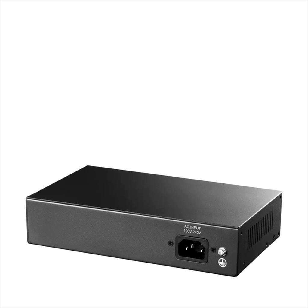 NET Switch CUDY 8-port 10/100M, FS1010PG 8X POE+ 2X GIGABIT UPLINK 120W,  FS1010PG STEEL CASE, BLACK,