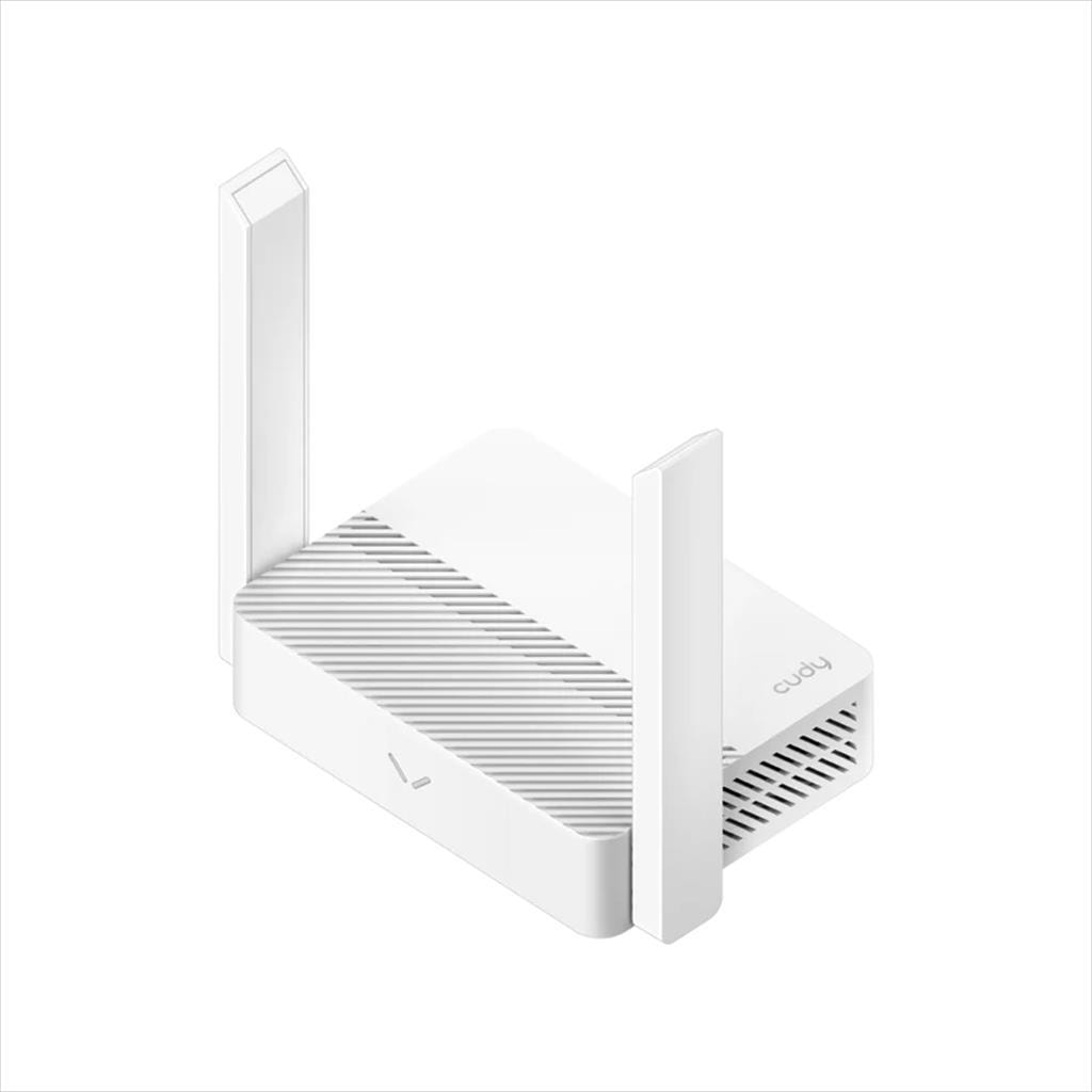 NET ROUTER WIRELESS DUAL BAND Wi-Fi 6 N300 CUDY WR300, 300Mbps, w/4 antennas,  4x LAN 10/100 ports, 2x5dBi antennas fixed