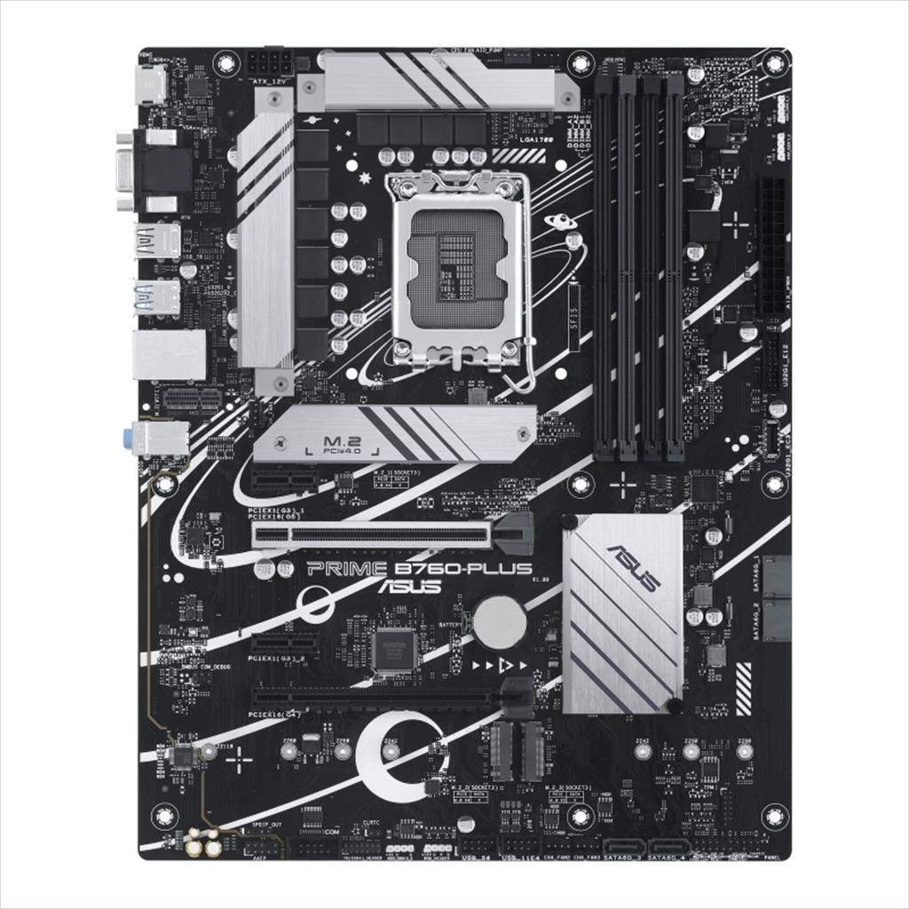 MB 1700 B760 PRIME PLUS ASUS DDR5, 4xDDR5 7200MHz(OC), 3xM.2, VGA, HDMI, DP, PCIex16 5.0, PCIex4, PCIex1, 4xSATAIII,2.5Gb LAN, 90MB1EF0-M0EAY0