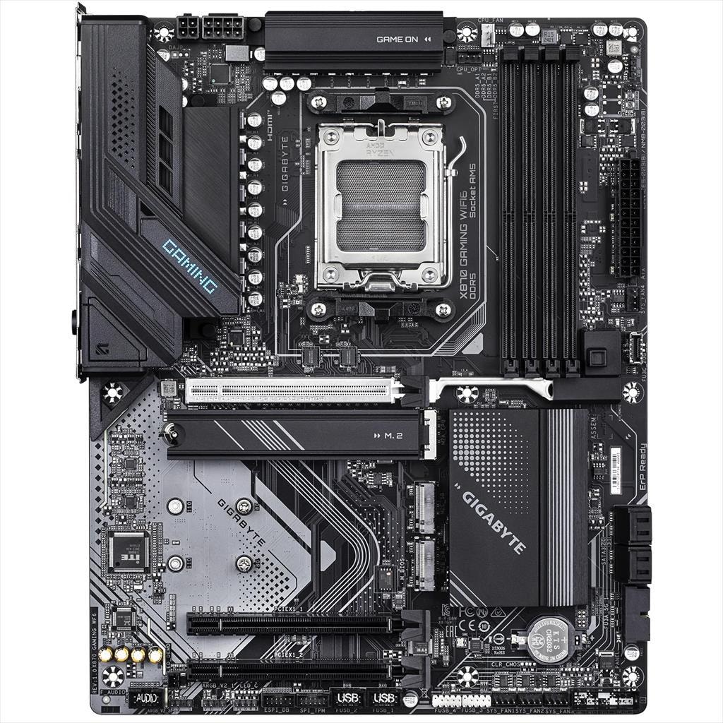 MB AM5 X870 GAMING WIFI6 GIGABYTE 4xDDR5 8200MHz (OC), 1xPCIex16 5.0, 2xPCIex16 3.0, 4xSATAIII, 3xM.2 , HDMI, 2.5GbE, WIFI6+BT 5.3