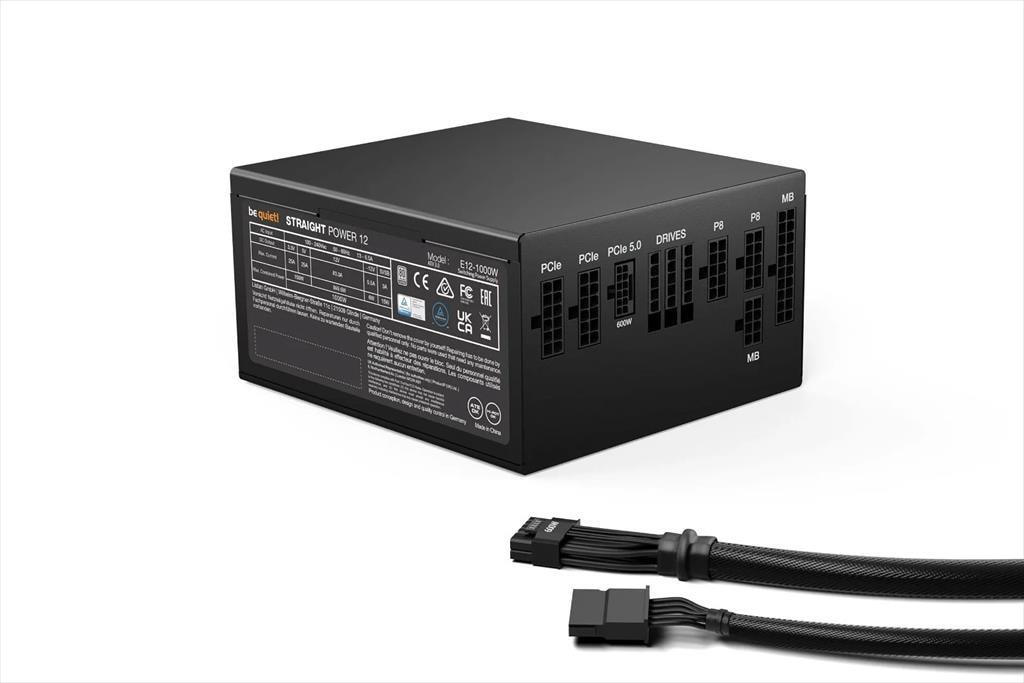 PSU 1000W BE QUIET! STRAIGHT POWER 12 w/PCIe 5.0, 80 Plus PLATINUM FULL MODULAR, BN338
