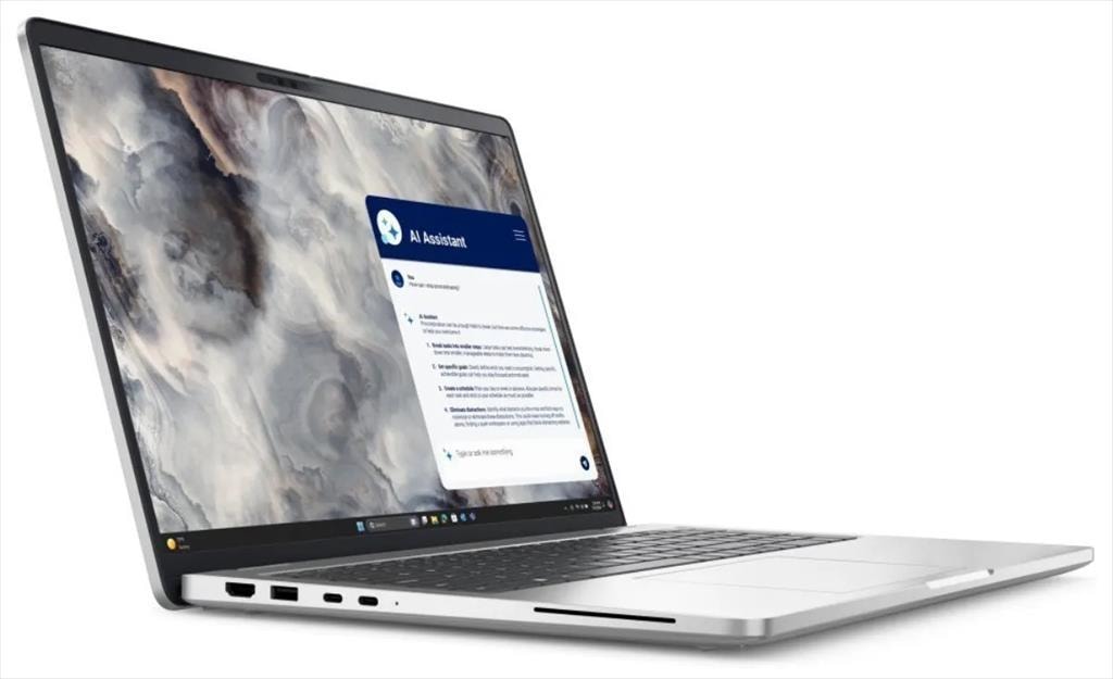 NOTEBOOK 16" DELL PRO 16 Plus PB16250, Ultra 7 265U/16GB RAM (1x 16GB) 5600 Mhz DDR5/ 512GB SSD M.2 NVMe/ /Cam+Mic,BT/Backlit KB /fingerprint reader